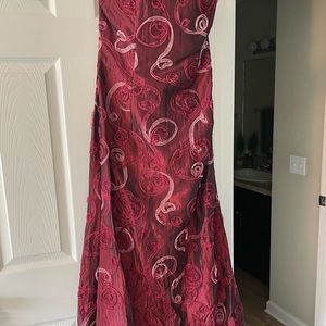 Jessica McClintock long strapless formal dress